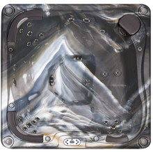 Load image into Gallery viewer, Niagara Hot Tubs PoolBusters Equinox Spa Espresso Interior Top View