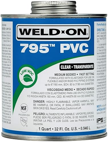Weld-on 795 PVC Glue 1 quart