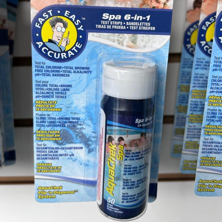 AquaChek Spa 6-in-1 Test Strips
