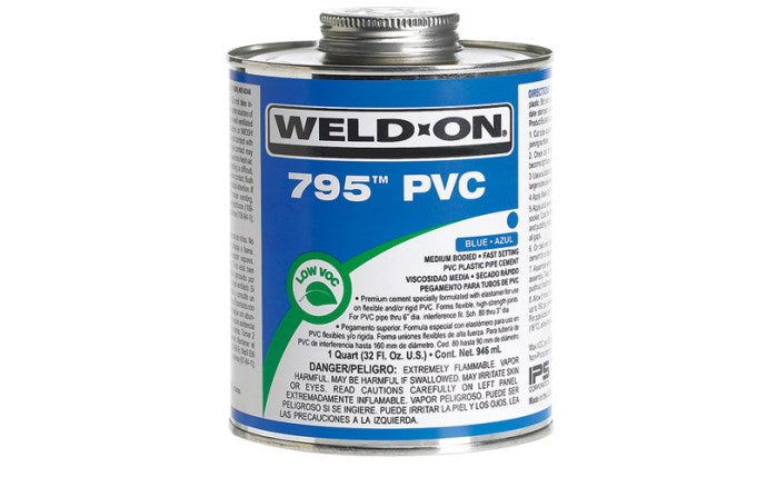 16 oz (1pt.)  Clear 795™ Flex PVC Clear Cement